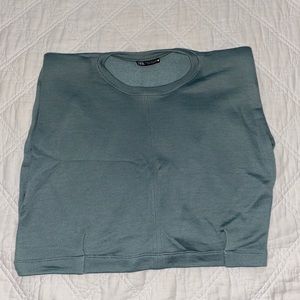 ZARA shoulder pad top